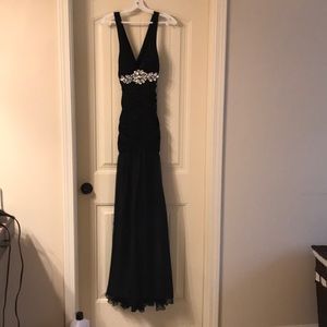 Black formal dress